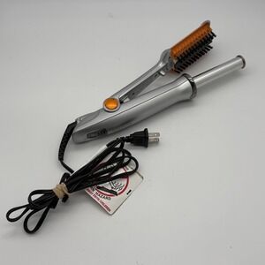 InStyler IS1001.1-19 Rotating Hot Iron 1.25” Silver Orange Tested Working